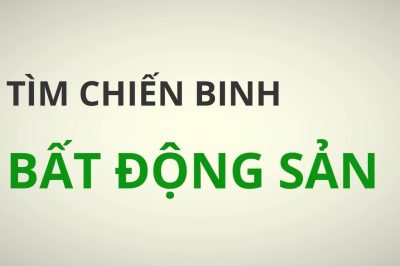 Chuyên Viên Kinh Doanh Bất Động Sản Thu Nhập Hấp Dẫn Lên Đến 40 Triệu